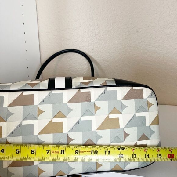 L.A.M.B. by Gwen Stefani Y2K Marsala Cambridge bowling bag style handbag - Picture 8 of 16